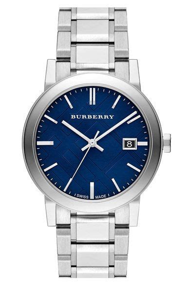 burberry men's large check stamped bracelet watch|Burberry BU9903 for $200 for sale from a Private Seller on.